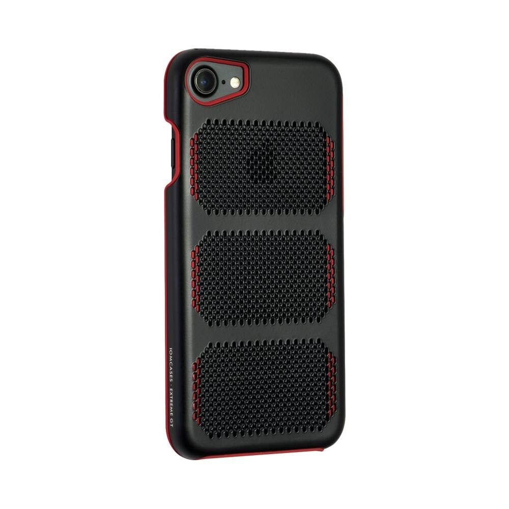 Best Buy: IOMCASES Case for Apple® iPhone® 7 Black/red trim EG7-01