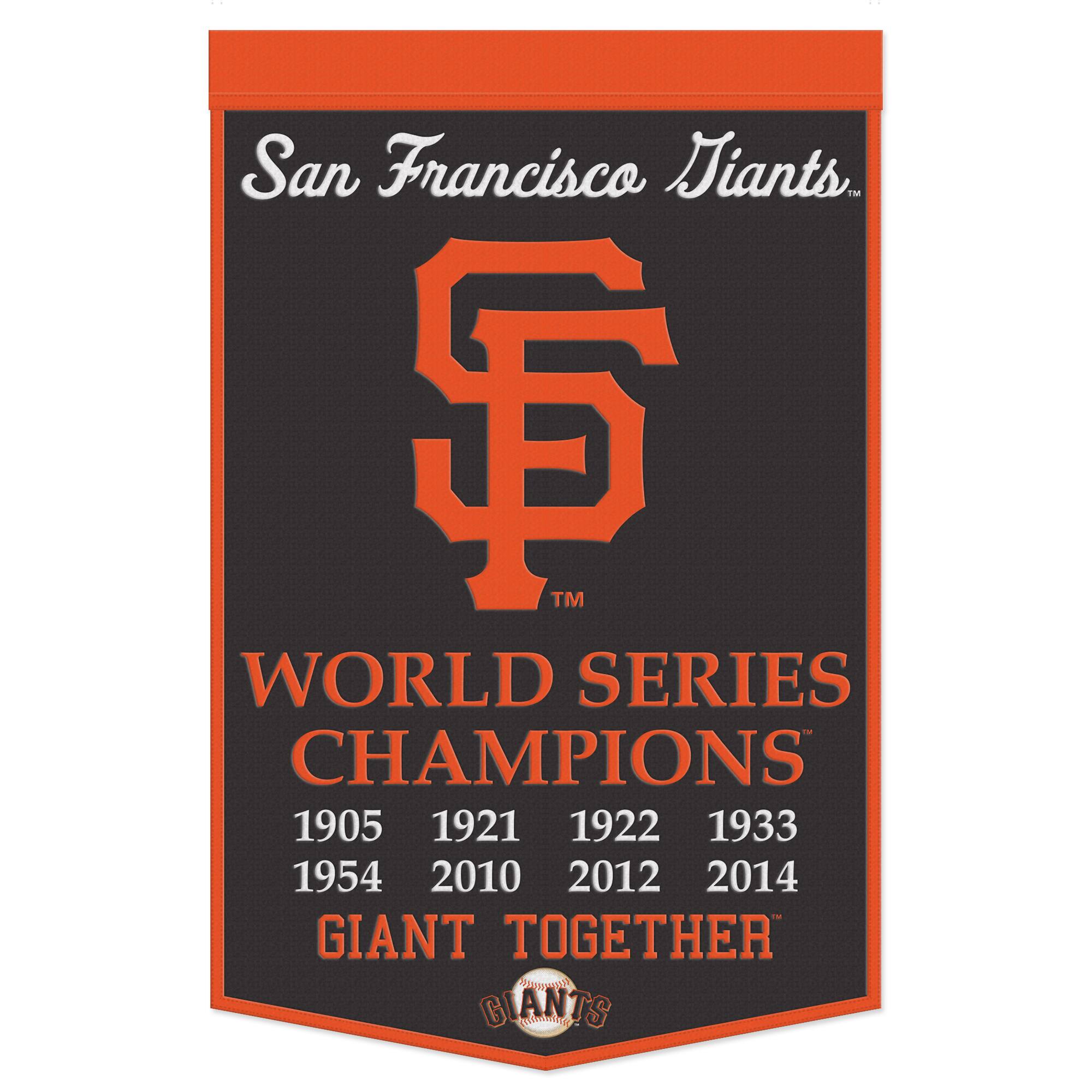 Photos - Other Decoration SAN WinCraft -  Francisco Giants 24" x 38" Championship Banner - Multicolor 4940383 