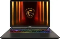 MSI - Vector A16 HX AI 16" 240Hz QHD+ Gaming Laptop - AMD R9-8940HX - GeForce RTX 5080 - 32GB Memory - 1TBSSD - Cosmo Gray - Front_Zoom