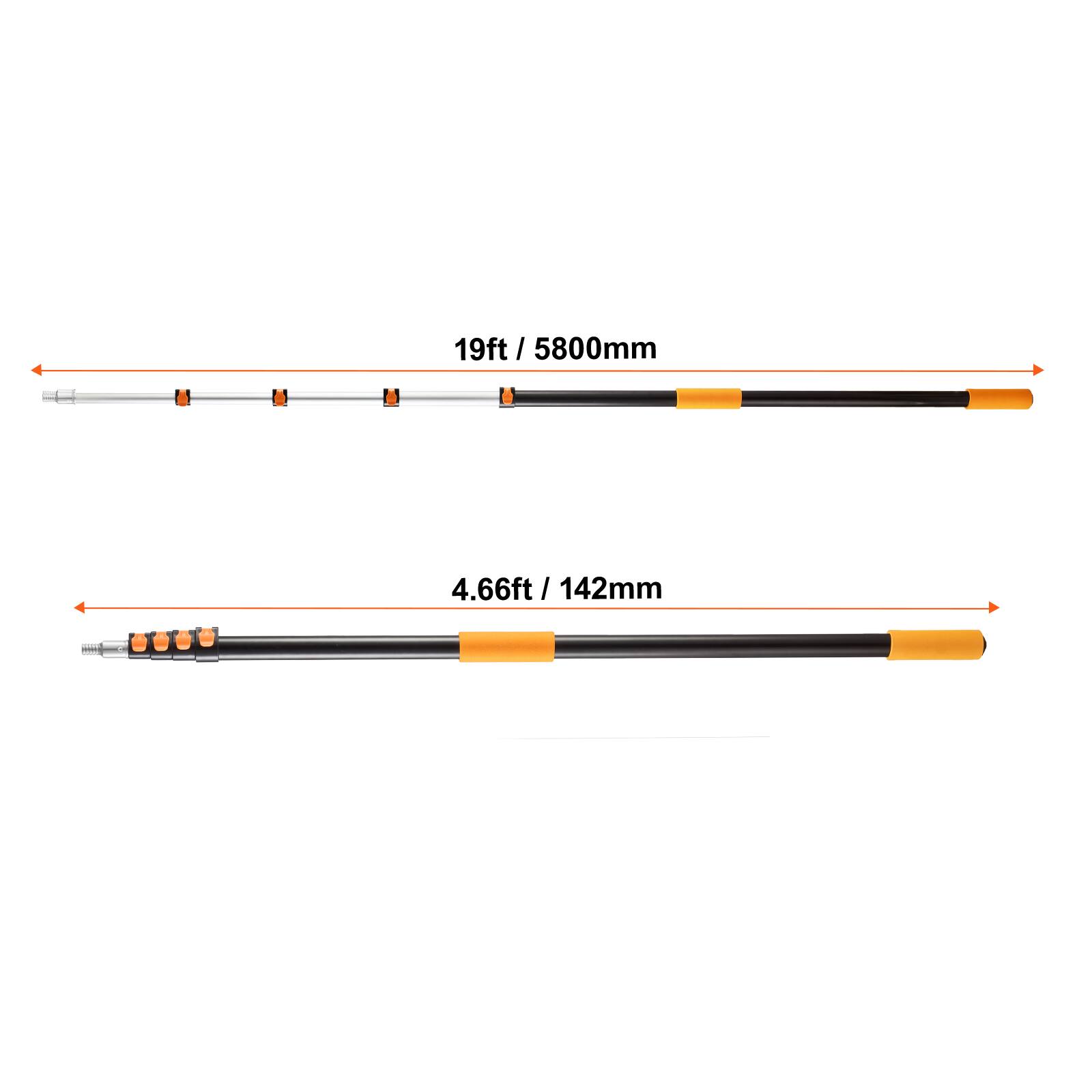 The corrected text is:

19ft / 5800mm  
4.66ft / 1.42m