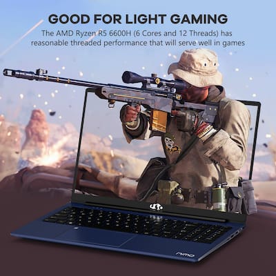 NIMO 15.6 Gaming Laptop AMD Ryzen 5 6600H 6 Cores 16GB DDR5 RAM NIMO 15.6 Gaming Laptop AMD Ryzen 5 6600H 6 Cores 16GB DDR5 RAM
