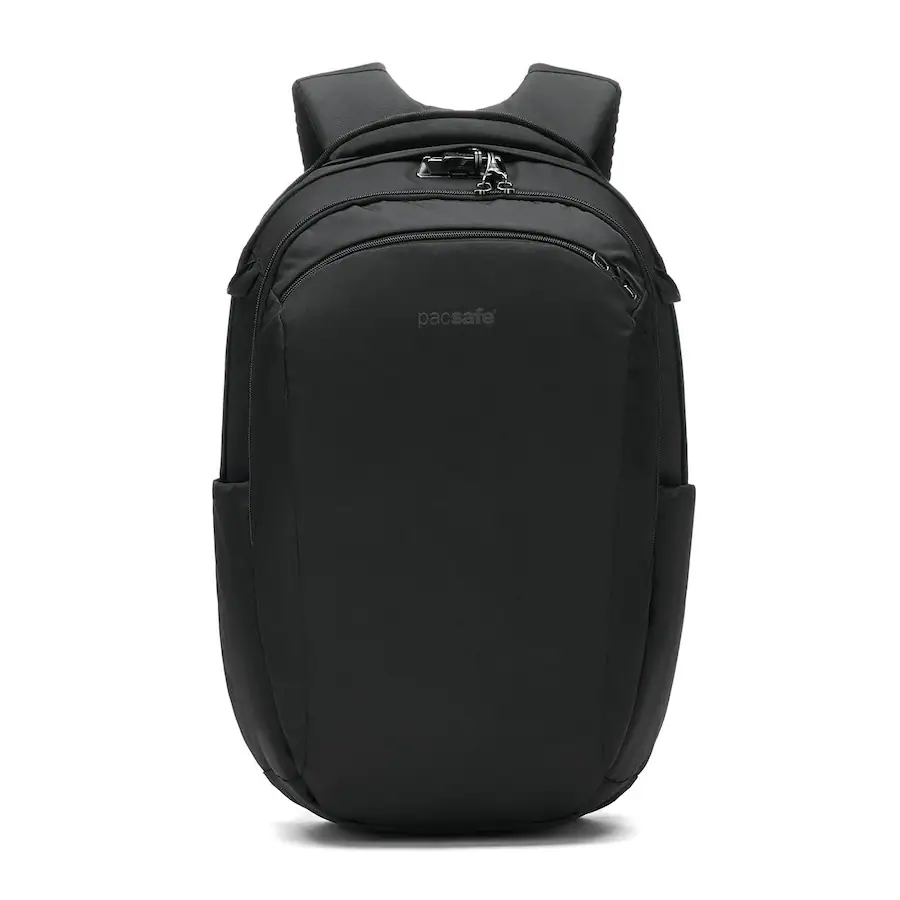 Backpack Back Rig Pacsafe V 26L Tour Backpack Jet Black - Best Buy