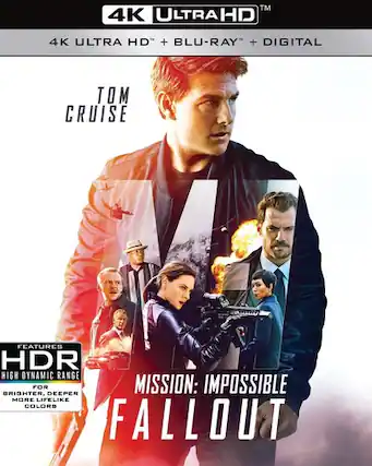 Front. Mission: Impossible 6: Fallout - 4K Blu-Ray.