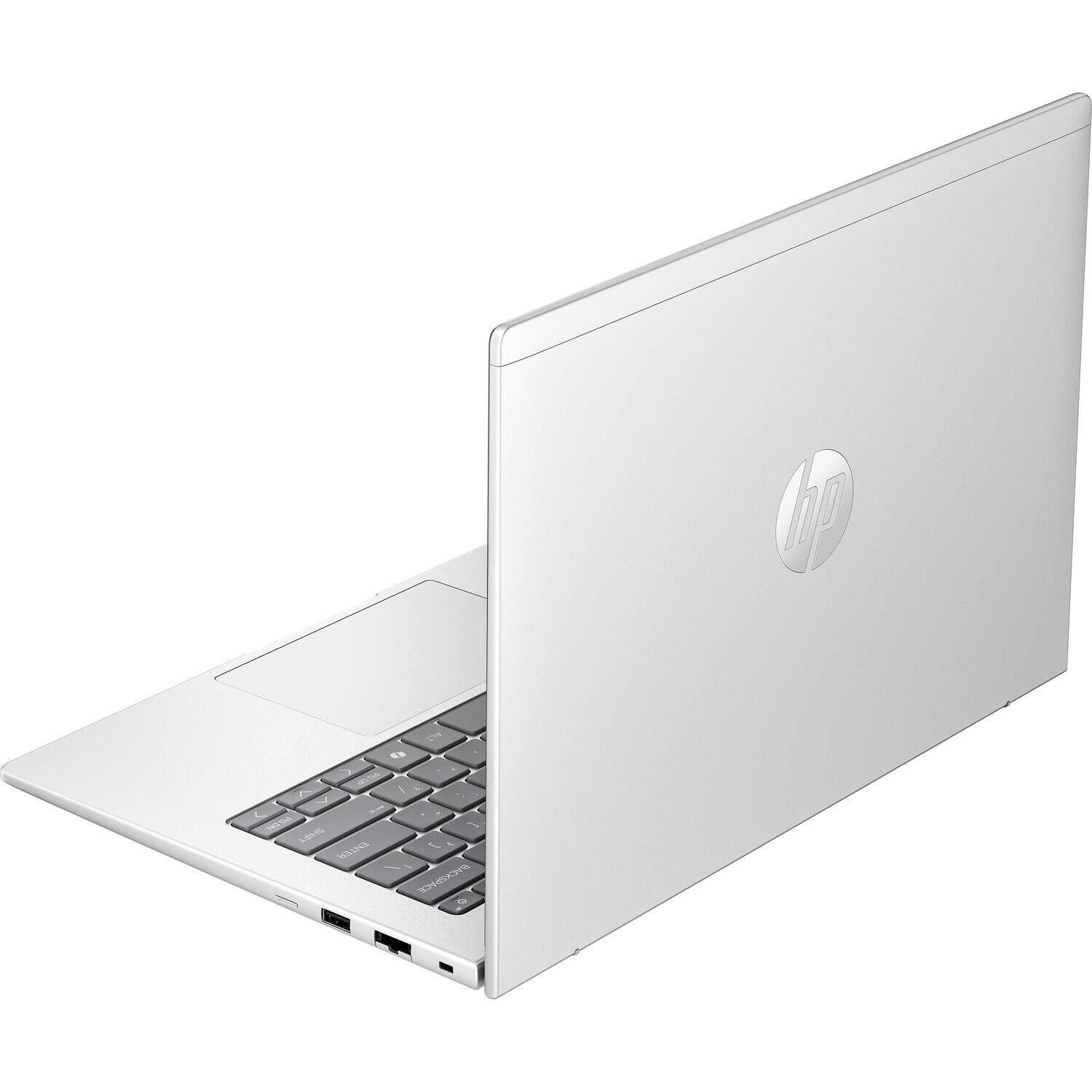 Alt View 5. HP - HP ProBook 4 G1iR 14 Laptop 14.0 WUXGA (Intel Core 5 120U, 16GB DDR5, 1TB PCIe SSD, Win 11 Pro) w/USB Hub - Pike Silver.