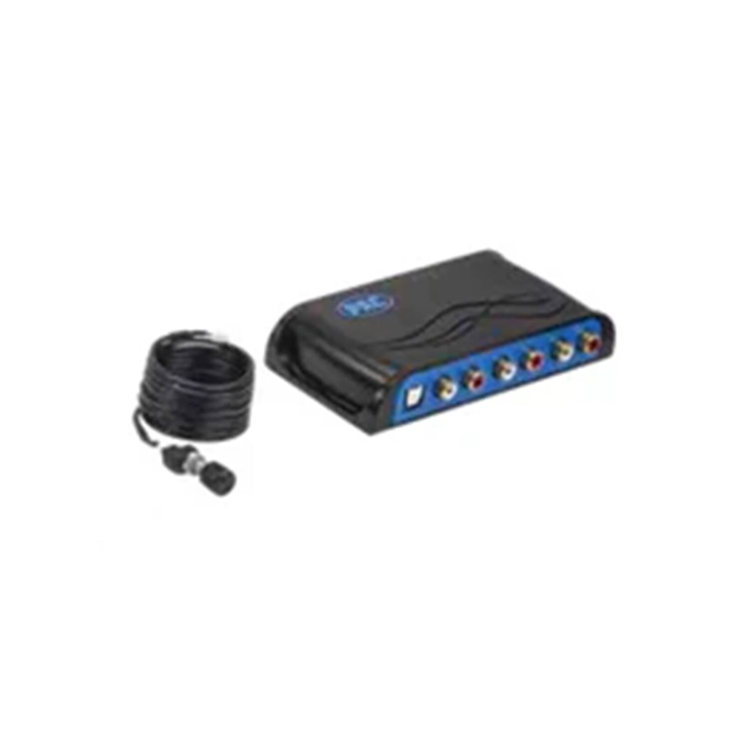 Angle. PAC - AmpPRO4 AP4-GM81 Amp Integration Interface for 2023 and Up Chevrolet Vehicles, Factory-Amplified System - Blue/Black.