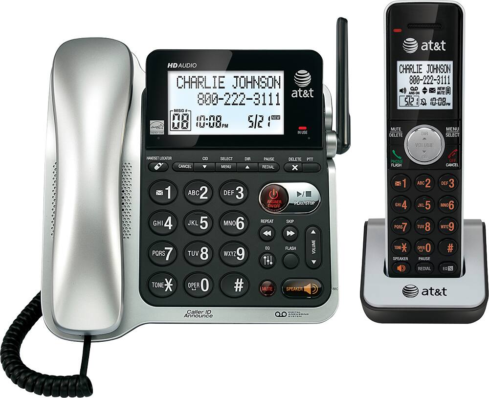 Best Buy: AT&T AT CL84102 DECT 6.0 Expandable Phone System with Digital ...