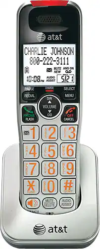 AT&T AT CRL32202 DECT 6.0 Expandable Cordless Phone System with Digital ...