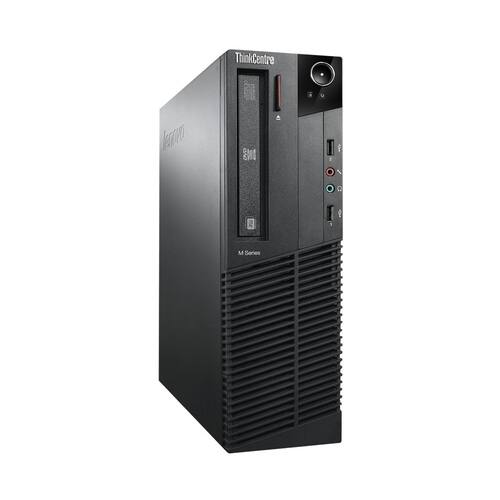 Lenovo - Refurbished ThinkCentre Desktop - Intel Core i5 - 4GB Memory - 500GB Hard Drive - Black - Larger Front