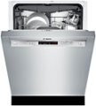 Alt View Zoom 1. Bosch - 300 Series 24" Front Control Built-In Stainless Steel Tub Dishwasher with Stainless Steel Tub with 3rd Rack, 44 dBA - Stainless Steel.