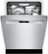 Alt View Zoom 11. Bosch - 800 Series 24" Recessed Handle Dishwasher with Stainless Steel Tub - Stainless steel.