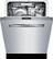 Alt View 11. Bosch - 800 Series 24" Pocket Handle Dishwasher with Stainless Steel Tub.