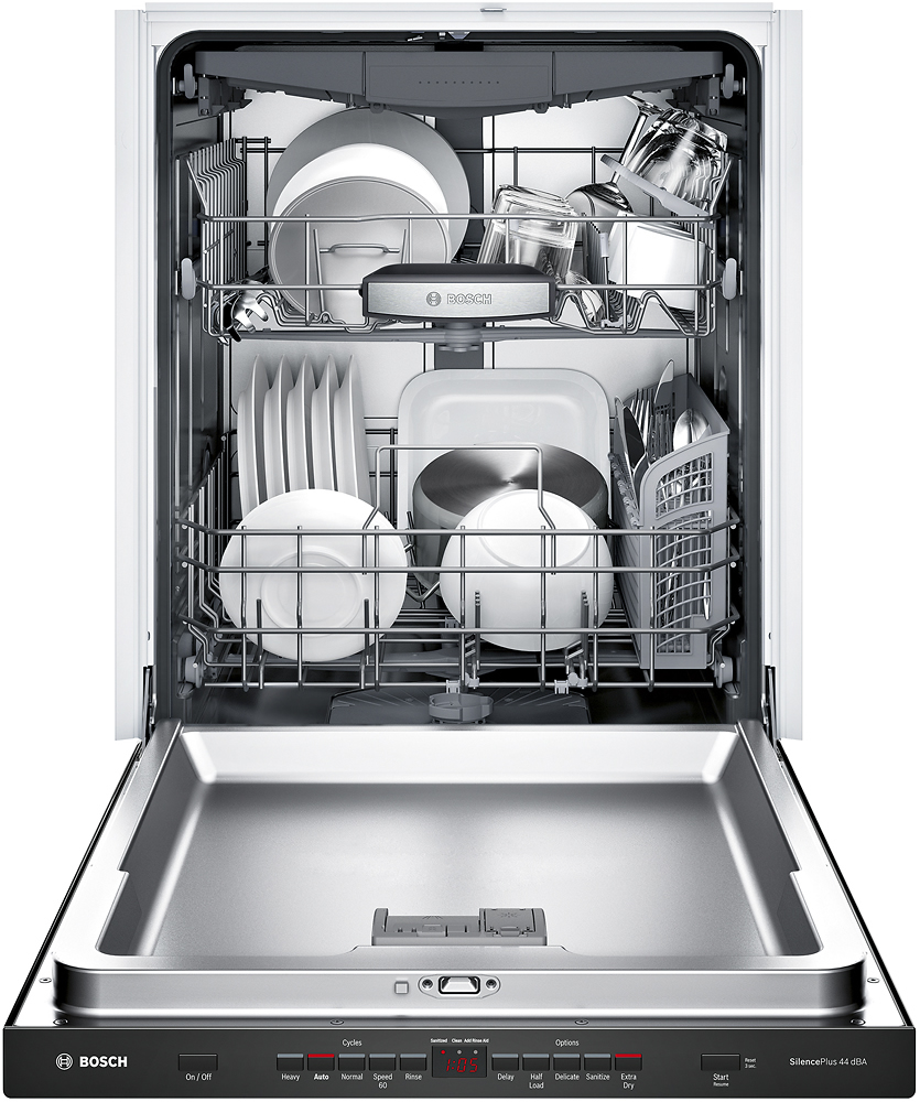 Best Buy: Bosch 500 Series 24" Pocket Handle Dishwasher with Stainless Bosch 500 Series Dishwasher Stainless Steel