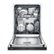 Alt View Zoom 2. Bosch - 500 Series 24" Pocket Handle Dishwasher with Stainless Steel Tub - Black.