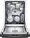 Alt View 13. Bosch - 800 Series 24" Bar Handle Dishwasher with Stainless Steel Tub - Black.