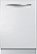 Front Zoom. Bosch - 500 Series 24" Pocket Handle Dishwasher with Stainless Steel Tub - White.