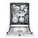 Alt View 11. Bosch - 500 Series 24" Pocket Handle Dishwasher with Stainless Steel Tub - White.