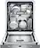 Alt View 12. Bosch - 500 Series 24" Pocket Handle Dishwasher with Stainless Steel Tub.