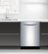 Alt View Zoom 14. Bosch - 500 Series 24" Pocket Handle Dishwasher with Stainless Steel Tub - Stainless steel.