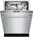 Alt View 11. Bosch - 800 Series 24" Bar Handle Dishwasher with Stainless Steel Tub.