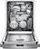 Alt View 12. Bosch - 800 Series 24" Bar Handle Dishwasher with Stainless Steel Tub.