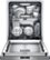 Alt View Zoom 12. Bosch - 800 Series 24" Pocket Handle Dishwasher with Stainless Steel Tub - Stainless steel.