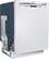 Angle. Bosch - 300 Series 24" Recessed Handle Dishwasher with Stainless Steel Tub - White.