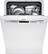 Alt View 12. Bosch - 300 Series 24" Recessed Handle Dishwasher with Stainless Steel Tub - White.
