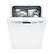 Alt View 2. Bosch - 300 Series 24" Recessed Handle Dishwasher with Stainless Steel Tub - White.