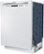 Left Zoom. Bosch - 300 Series 24" Recessed Handle Dishwasher with Stainless Steel Tub - White.