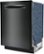 Angle Zoom. Bosch - 800 Series 24" Pocket Handle Dishwasher with Stainless Steel Tub - Black.