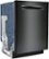 Left Zoom. Bosch - 800 Series 24" Pocket Handle Dishwasher with Stainless Steel Tub - Black.
