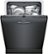 Alt View Zoom 11. Bosch - 300 Series 24" Pocket Handle Dishwasher with Stainless Steel Tub - Black.