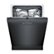 Alt View Zoom 1. Bosch - 300 Series 24" Pocket Handle Dishwasher with Stainless Steel Tub - Black.