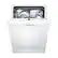 Alt View 2. Bosch - 300 Series 24" Top Control Built-In Stainless Steel Tub Dishwasher with 3rd Rack, 44 dBA - White.