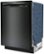Left Zoom. Bosch - 300 Series 24" Recessed Handle Dishwasher with Stainless Steel Tub - Black.