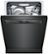 Alt View Zoom 11. Bosch - 800 Series 24" Recessed Handle Dishwasher with Stainless Steel Tub - Black.