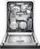 Alt View 11. Bosch - 800 Series 24" Recessed Handle Dishwasher with Stainless Steel Tub - Black.