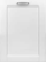 Bosch - 800 Series 24" Custom Panel Dishwasher with Stainless Steel Tub - white - Front_Standard