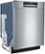 Angle Zoom. Bosch - 800 Series 24" Recessed Handle Connected Dishwasher with Stainless Steel Tub - Stainless steel.