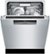 Alt View Zoom 1. Bosch - 800 Series 24" Recessed Handle Connected Dishwasher with Stainless Steel Tub - Stainless steel.