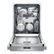 Alt View Zoom 2. Bosch - 300 Series 24" Bar Handle Dishwasher with Stainless Steel Tub - Stainless steel.