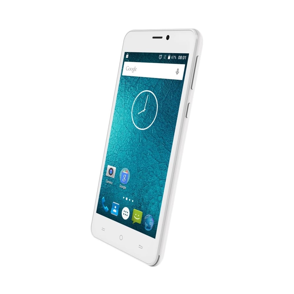Alt View 11. Plum - Might Plus 2 with 8GB Memory Cell Phone (Unlocked) - White.
