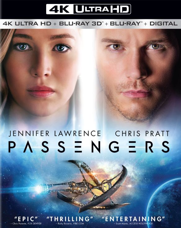  Passengers [4K Ultra HD Blu-ray] [3D] [Blu-ray] [4K Ultra HD Blu-ray/Blu-ray/Blu-ray 3D] [2016]