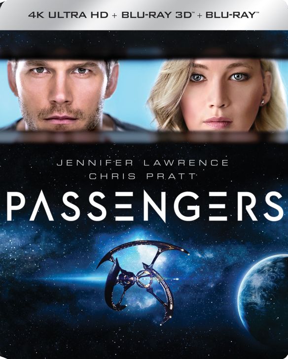  Passengers: SteelBook [4K Ultra HD Blu-ray] [3D] [Blu-ray] [Only @ Best Buy] [4K Ultra HD Blu-ray/Blu-ray/Blu-ray 3D] [2016]
