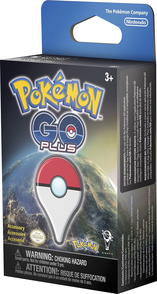 Best Buy: Nintendo Pokémon GO Plus Red, white, blue, black PMCAPBAA