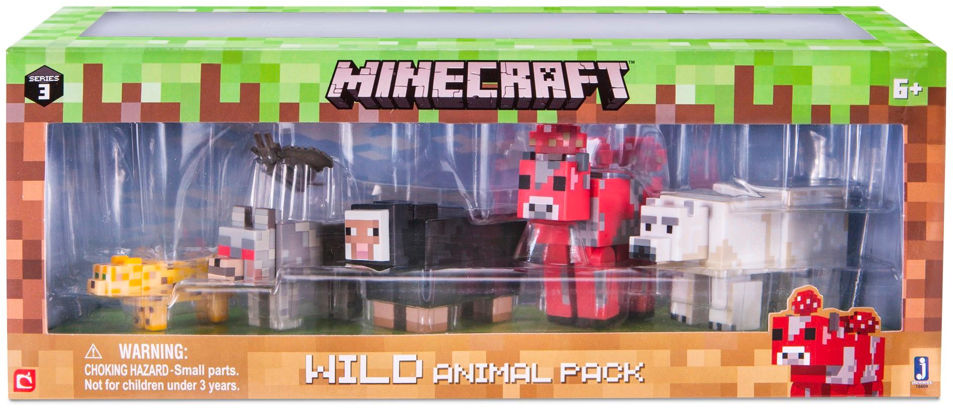 Best Buy: Jazwares Minecraft Series 3 Animal Pack Styles May Vary 16591