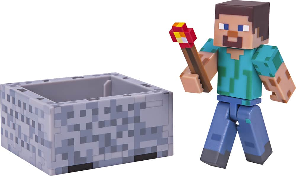 Best Buy Jazwares Minecraft Series 3 Figure Styles May Vary 16475