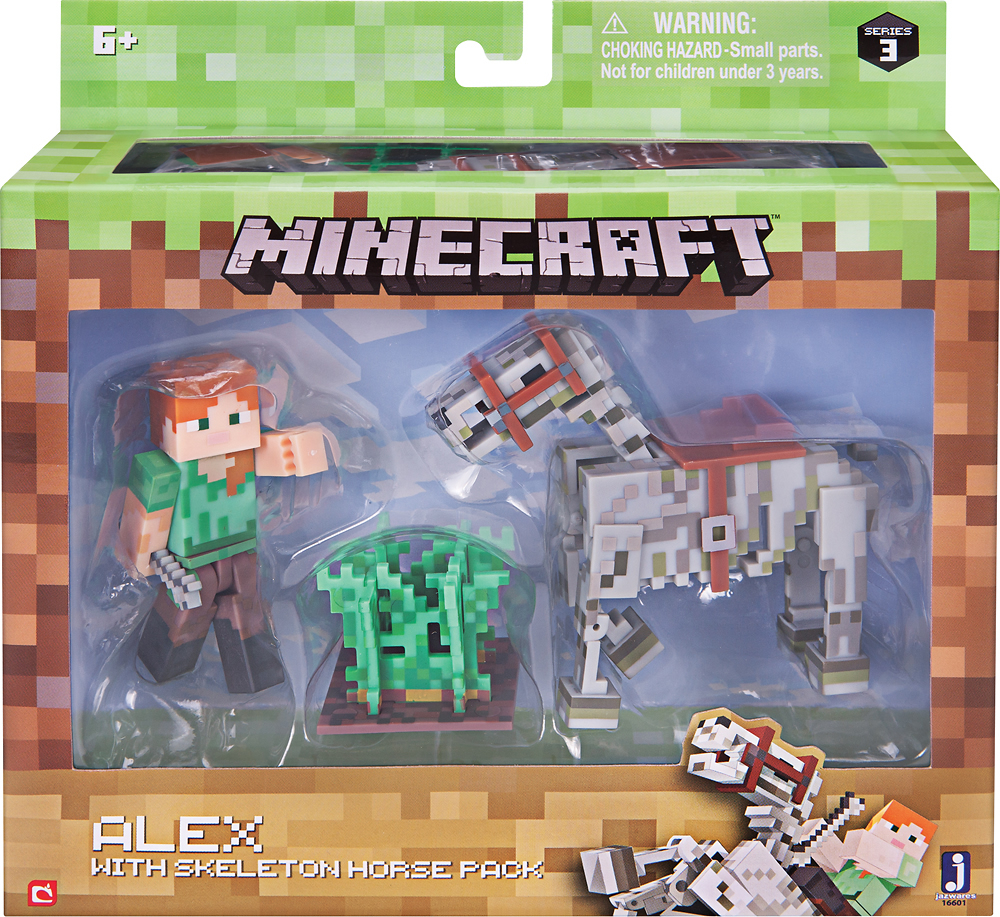 Customer Reviews: Jazwares Minecraft Series 3 Horse Pack Styles May ...