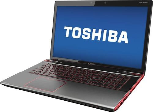 Toshiba - 17.3" Qosmio Laptop - 16GB Memory - 1TB Hard Drive + 750GB Hybrid Drive - Black Widow-Angle_Standard 