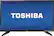Front. Toshiba - 32" Class (31.5" Diag.) - LED - 720p - HDTV - Black.